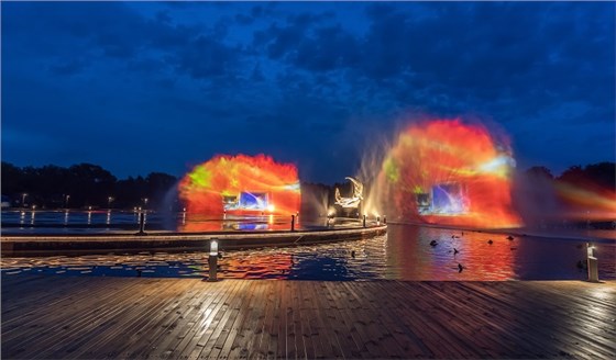 長春凈月潭燈光秀