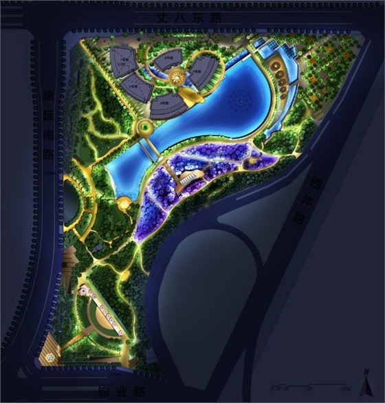 旅游景區(qū)的燈光設計，夜空中最亮的星01