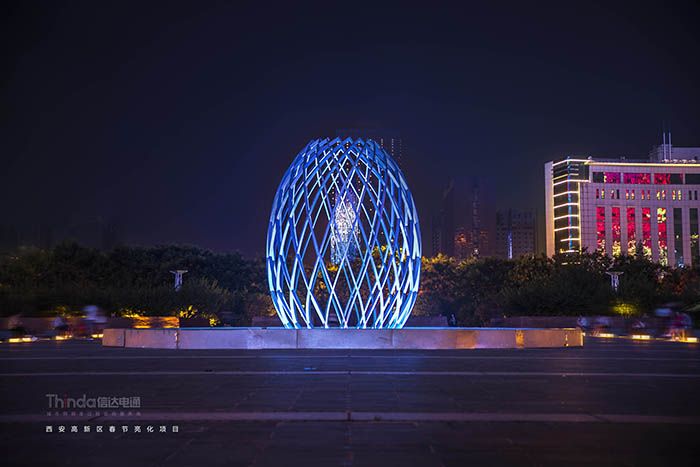 燈光秀里年味足,春節(jié)燈光真美麗