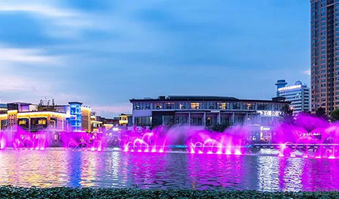 夜景燈光秀逐漸成為城市新地標(biāo)