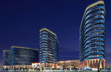 灃東新城醫(yī)院夜景照明設(shè)計(jì)