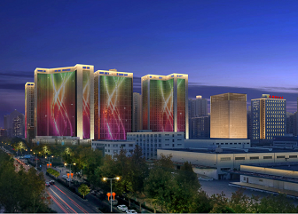 西安經(jīng)開藍(lán)海風(fēng)、賽格商圈夜景規(guī)劃設(shè)計(jì)